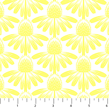 Coneflower Sun, Indelible Soft by Anna Maria for Northcott