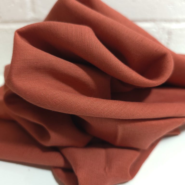 Rouge Solid Double Gauze