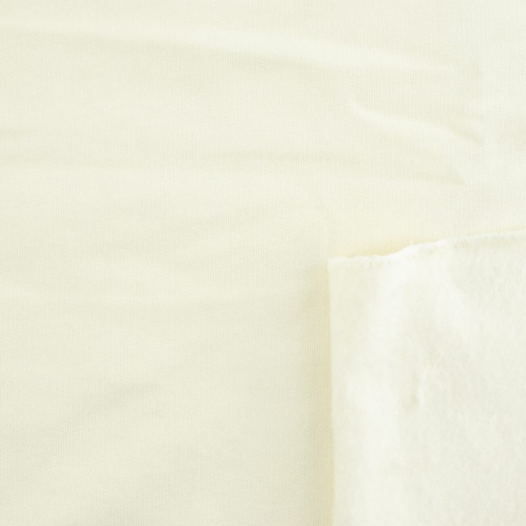 Cream Solid Fleece by Birch Organic